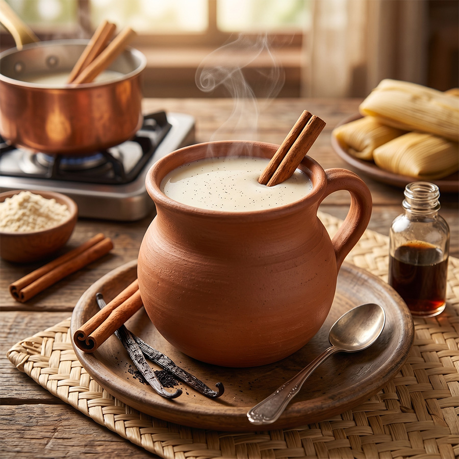 Atole de vainilla