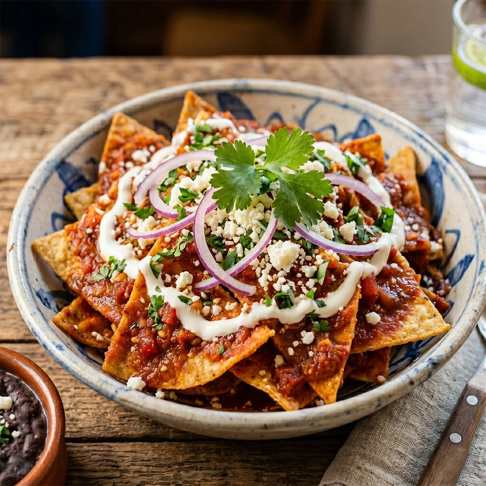 Chilaquiles rojos